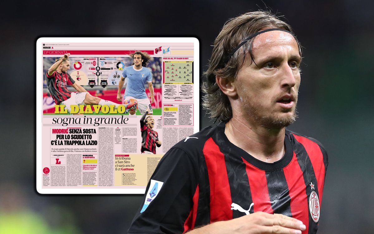 GdS: 'Modric non-stop' - Allegri to rely on Milan's maestro again in pursuit of top spot