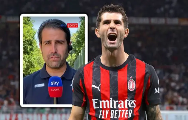 Christian Pulisic of AC Milan