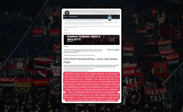 The AC Milan fans