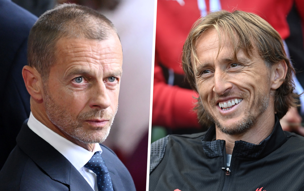 UEFA president Ceferin reveals what Modric told him about joining Milan