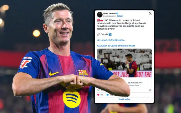 Robert Lewandowski of FC Barcelona