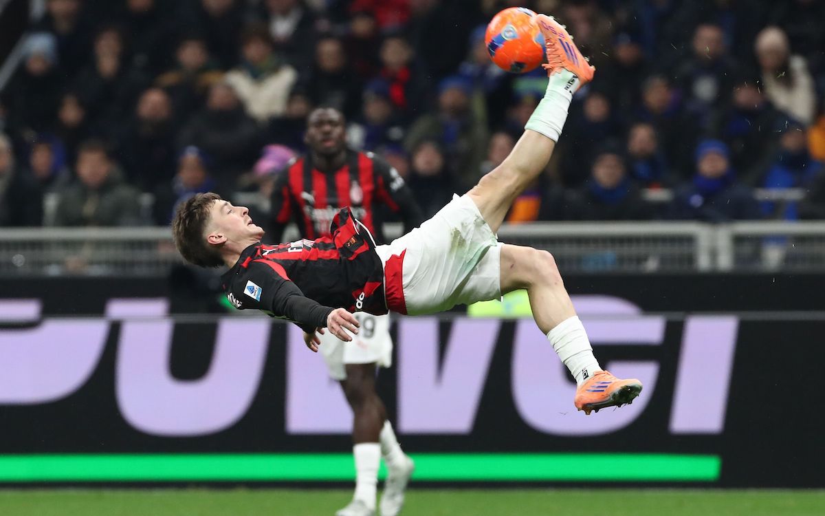 Alexis Saelemaekers of AC Milan