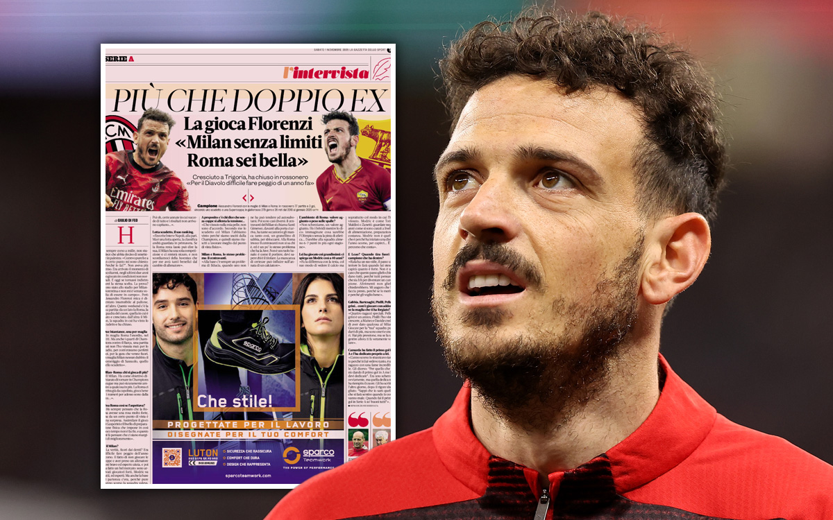 Florenzi previews Milan-Roma, discusses striker dilemma and names Scudetto favourites