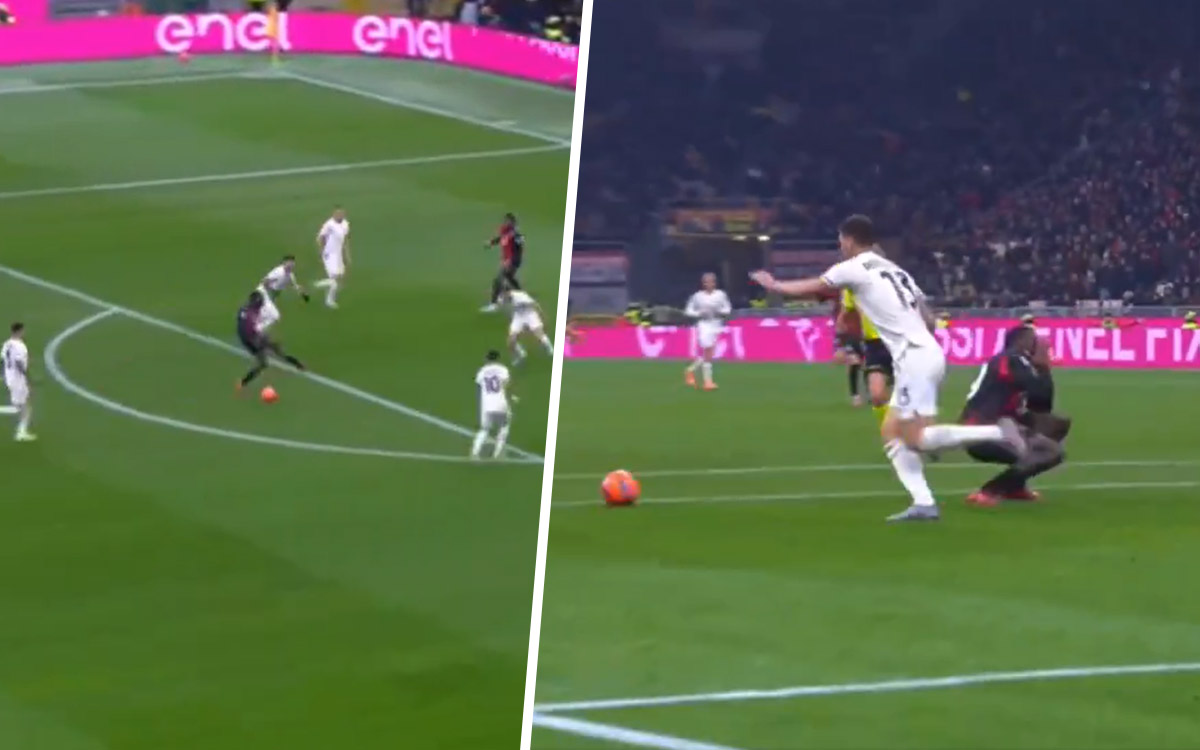 Watch: Symbolic and hilarious moment as Fofana's monster run ends in disaster