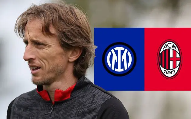 Luka Modric of AC Milan