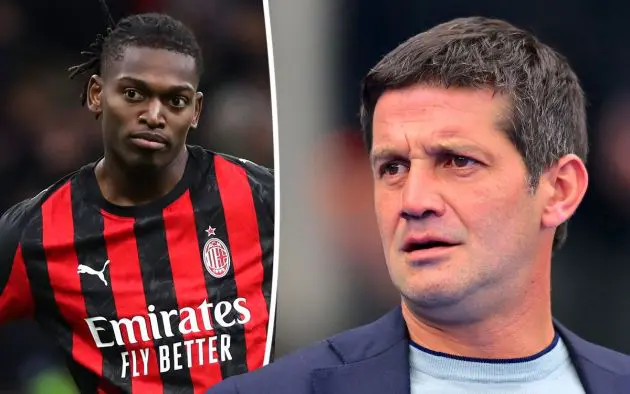 Cristian Chivu head coach of FC Internazionale rafael leao of ac milan