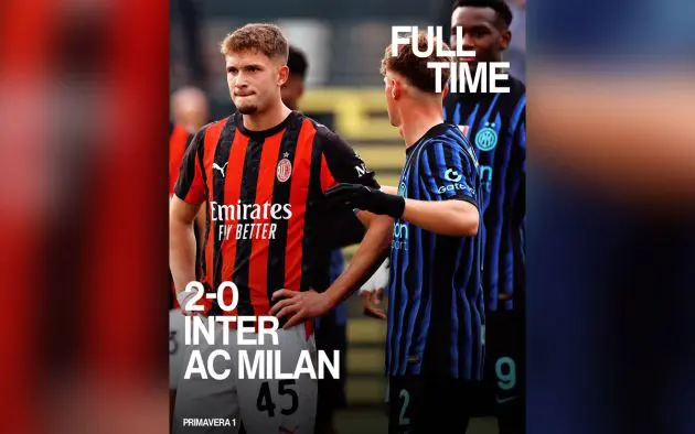 Milan Primavera Inter defeat