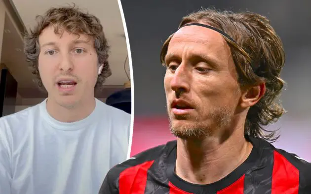 Luka Modric of AC Milan