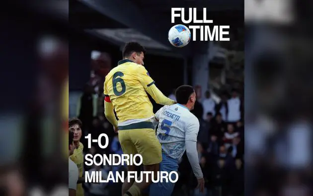 Sondrio 1-0 Milan Futuro