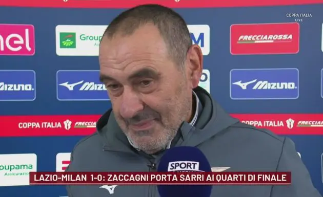 maurizio sarri mediaset