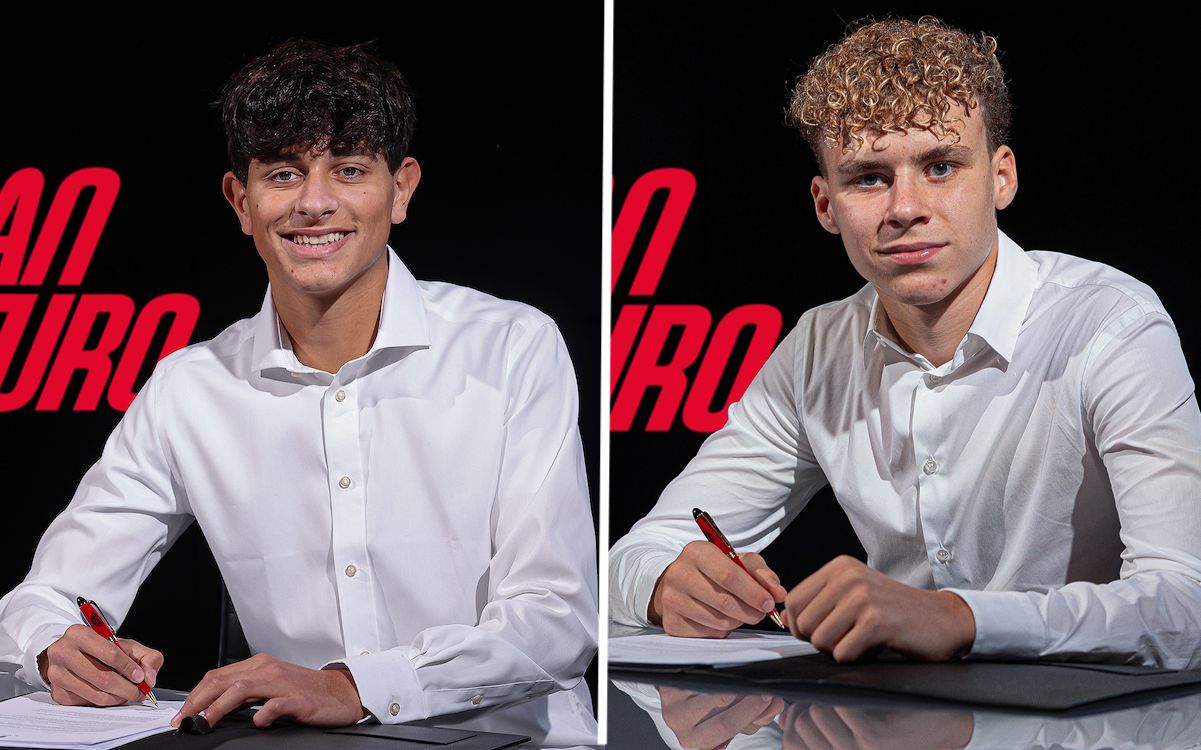 Official: Vincent Ibrahimovic and Andrea Cullotta sign first pro contracts with Milan