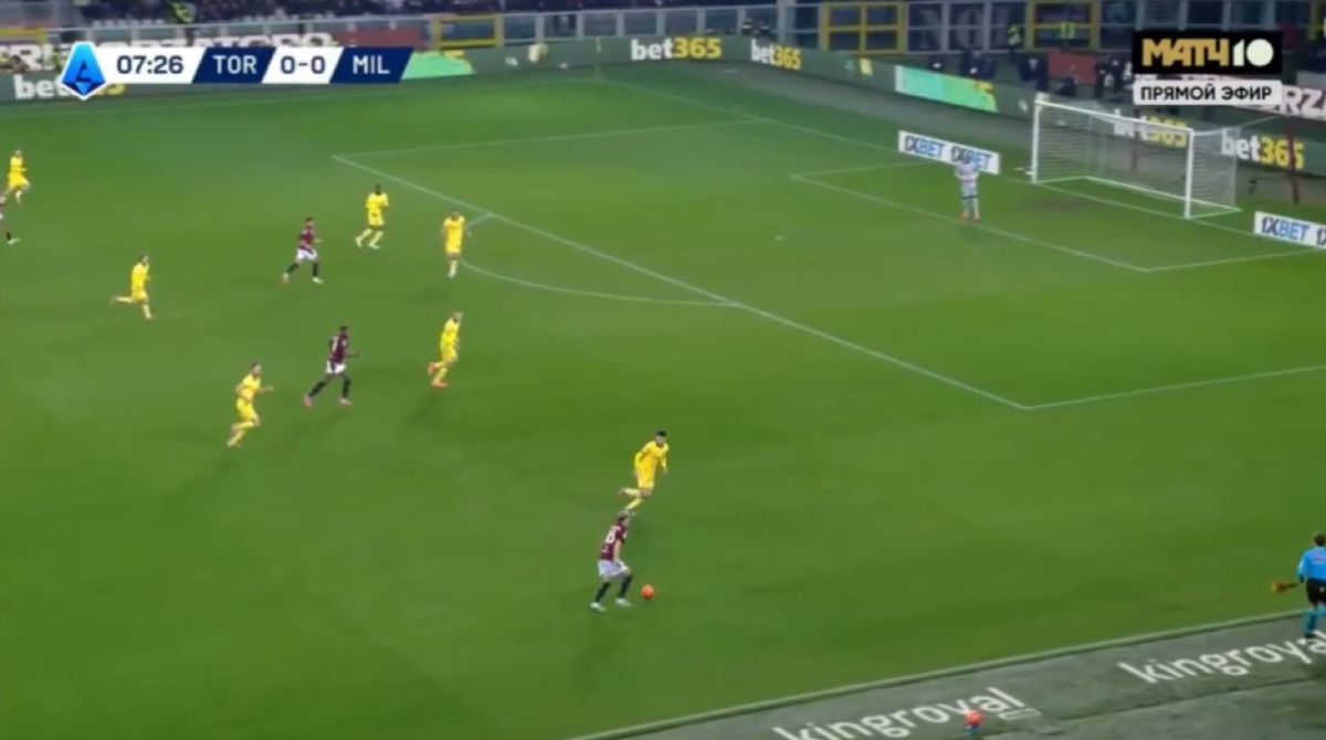 tactical analysis torino 2-3 milan press