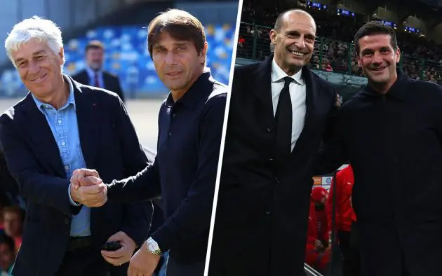 Conte Allegri Chivu Gasperini