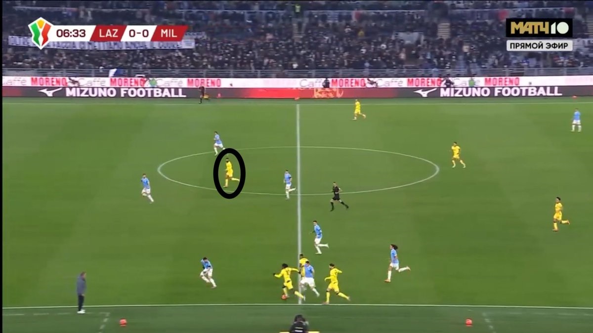 Lazio-Milan RLC alone tactics