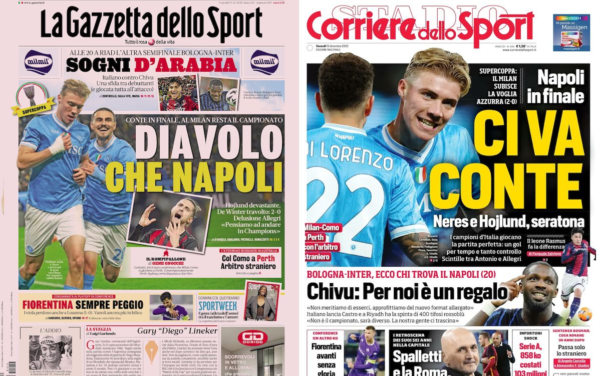 Gallery: ‘Only the league left’, ‘Rasmus makes the difference’ – Today’s front pages in Italy