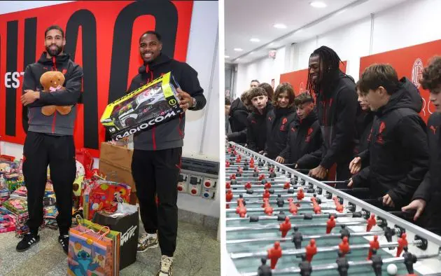 AC Milan christmas celebration