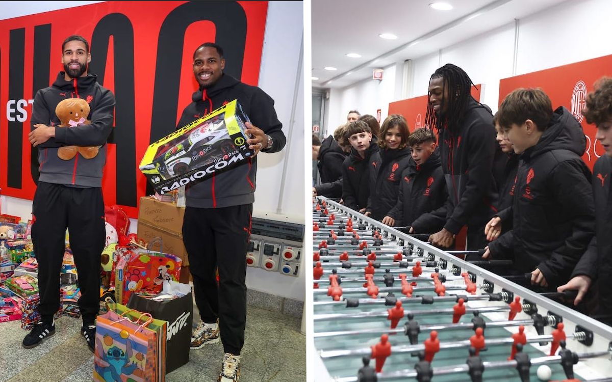 First team stars present for AC Milan’s traditional youth sector Christmas party – photos