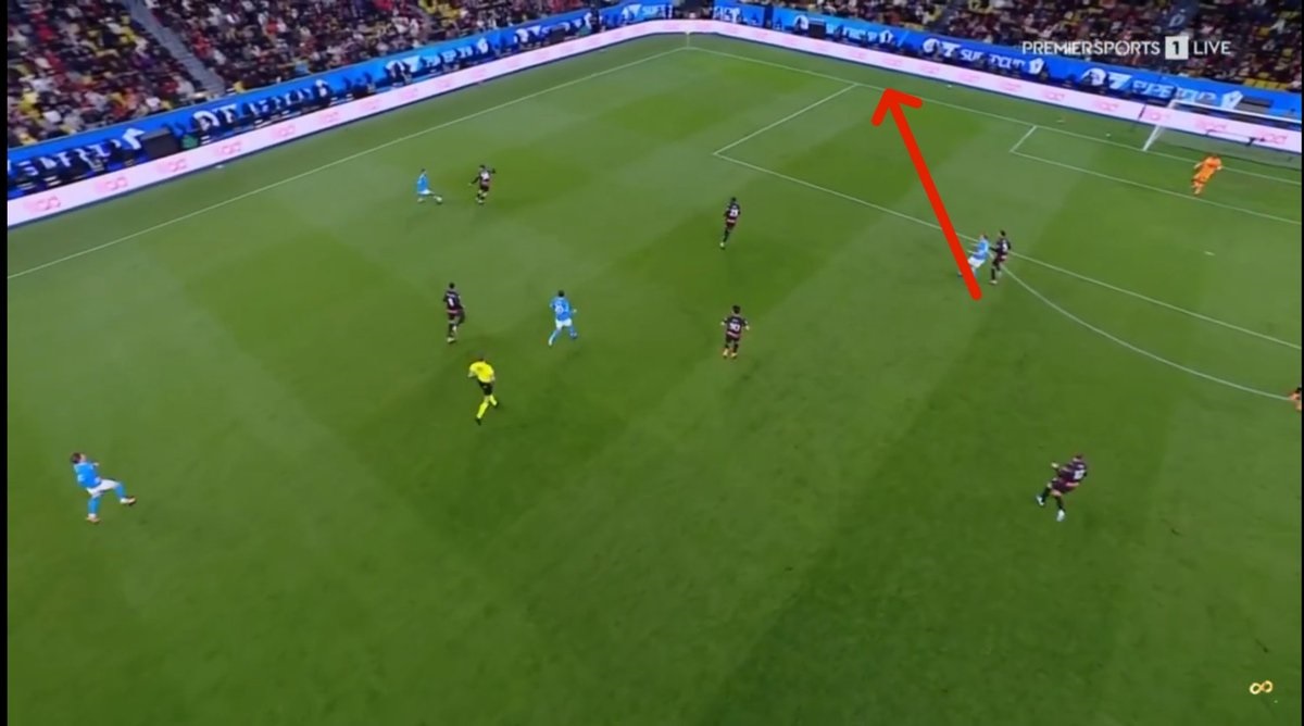 Hojlund tactical analysis Napoli-Milan