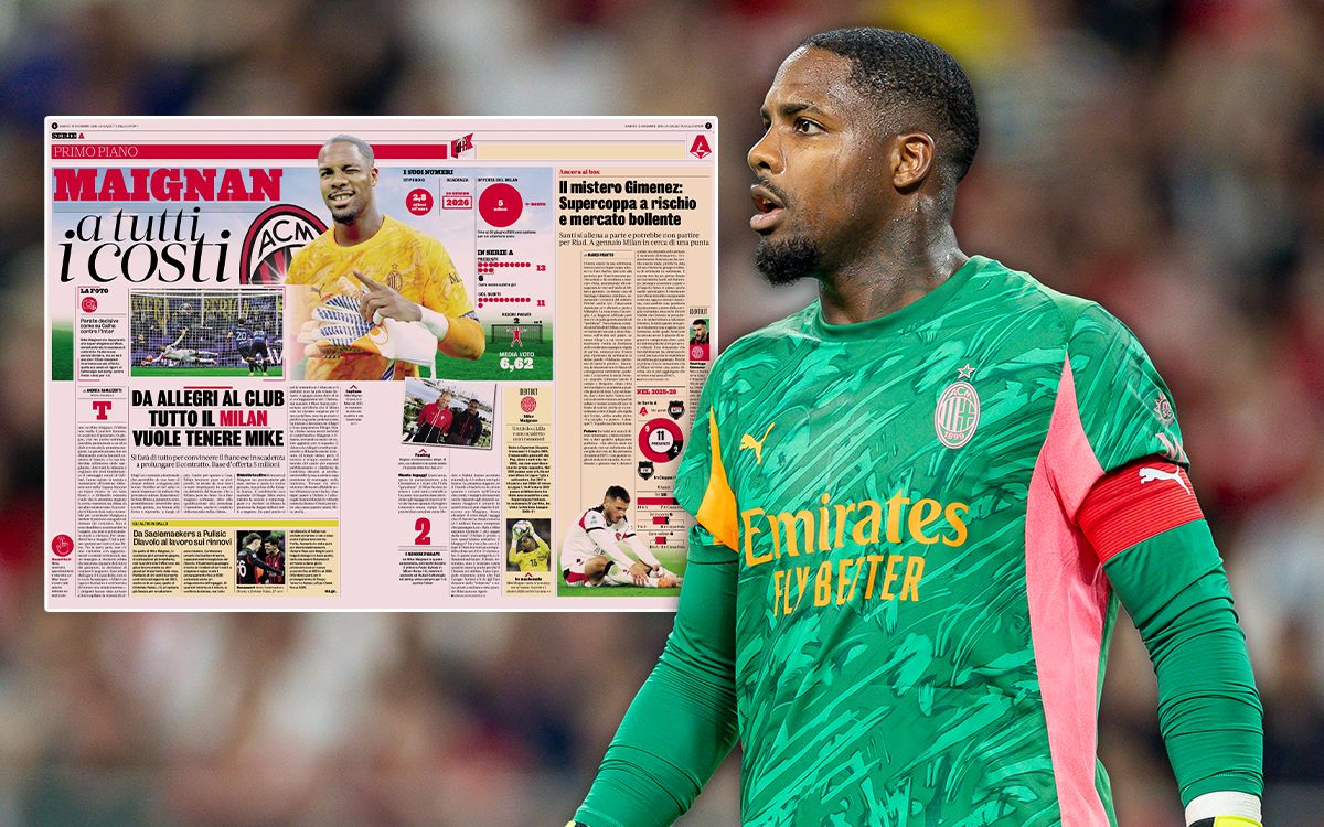 GdS: ‘At all costs’ – Milan outline plan to keep Maignan despite contract impasse