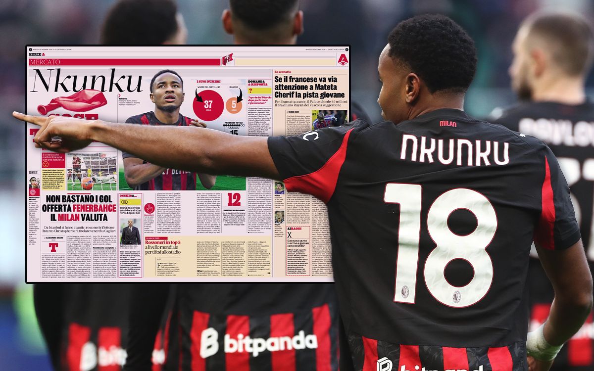 GdS: ‘Anything is possible’ – Milan not against Nkunku sale as Turkish sirens sound
