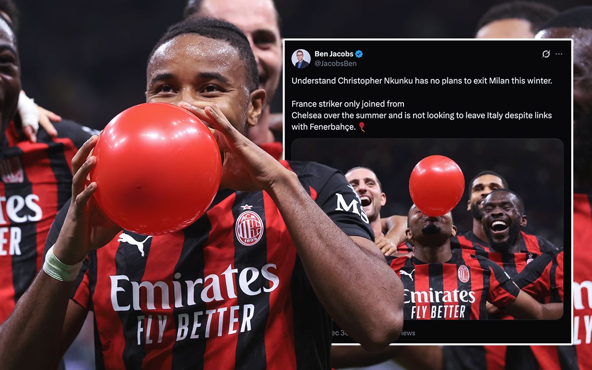 Jacobs: Nkunku has ‘no plans’ to leave Milan despite Fenerbahce links heating up