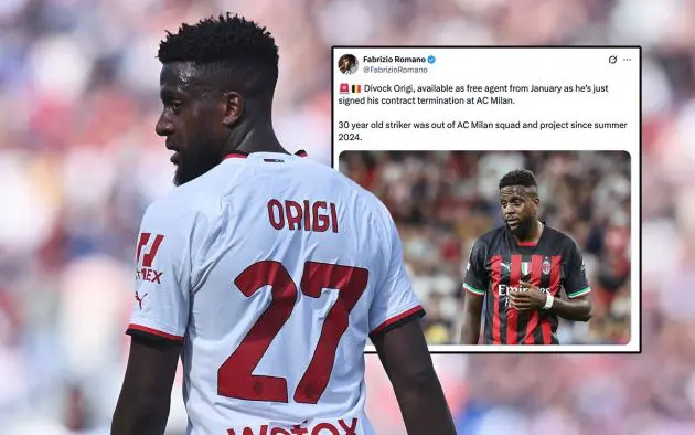 Origi terminates Milan deal
