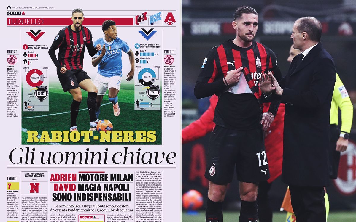 GdS: Rabiot 'fundamental' to Allegri - how the Frenchman has become Milan's summer hero