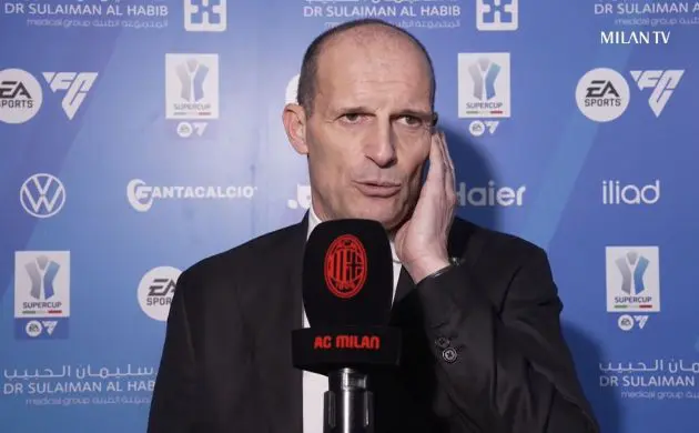 Massimiliano Allegri Supercoppa