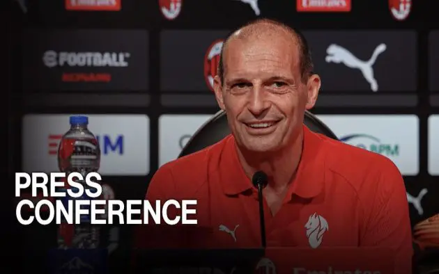 massimiliano allegri press conference verona