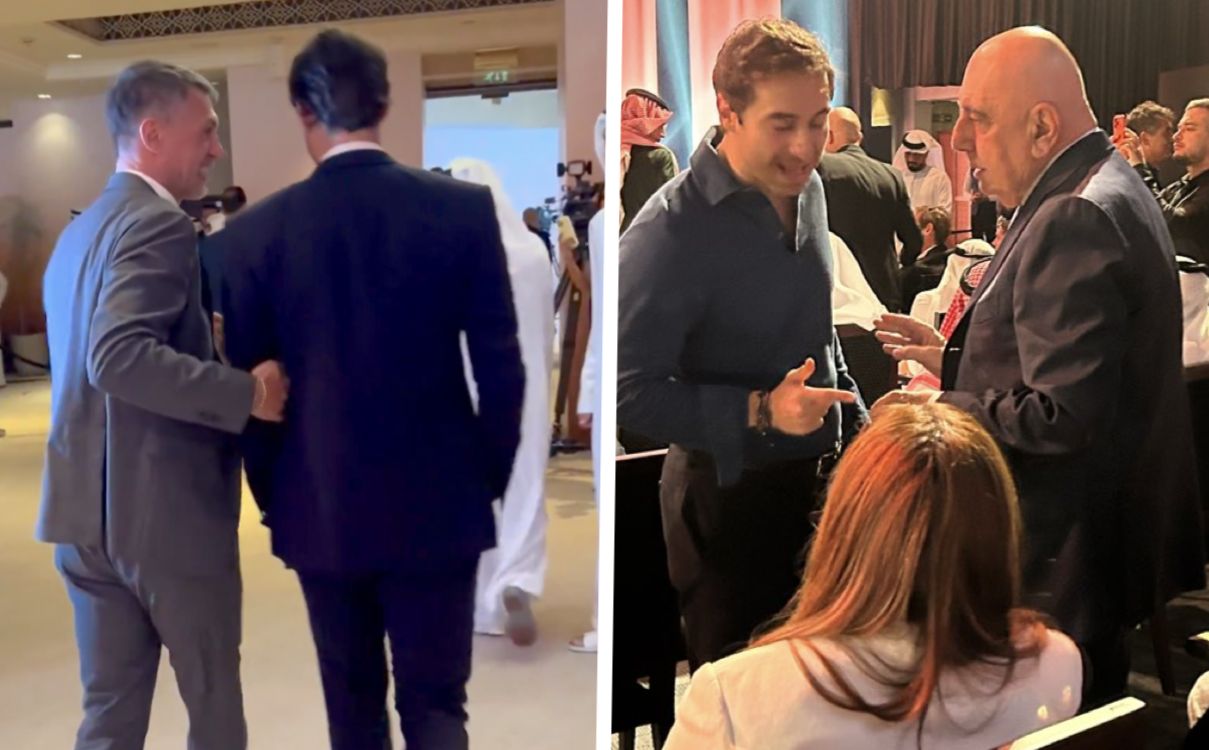 Maldini, Kaka, Galliani and Flamini reunited at World Sports Summit – video