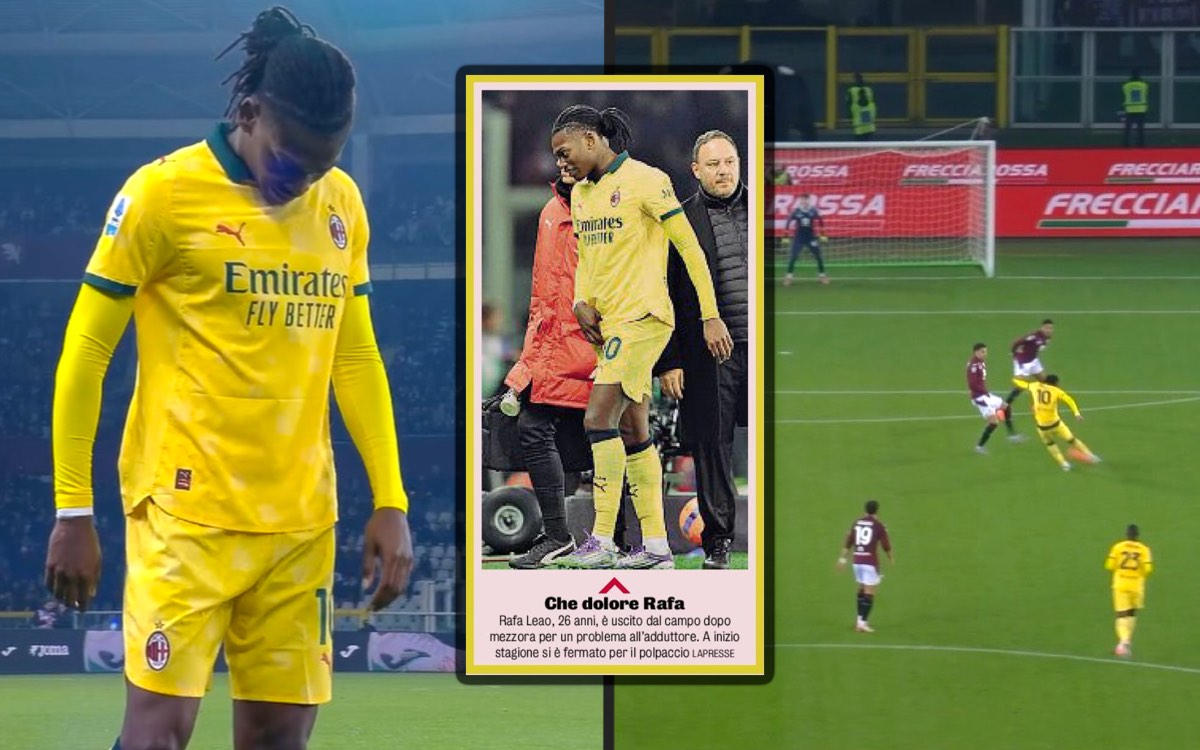 GdS: Supercoppa Italiana at risk - Milan anxiously await results of Leao's scan