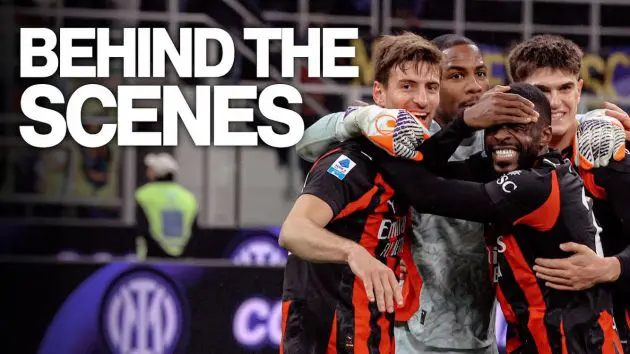 behind the scenes inter 0-1 AC milan