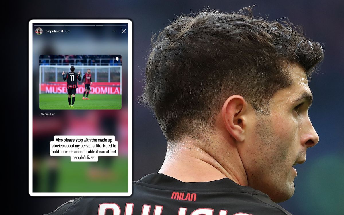 Pulisic hits out at rumours with social media post: “Stop with the made up stories”