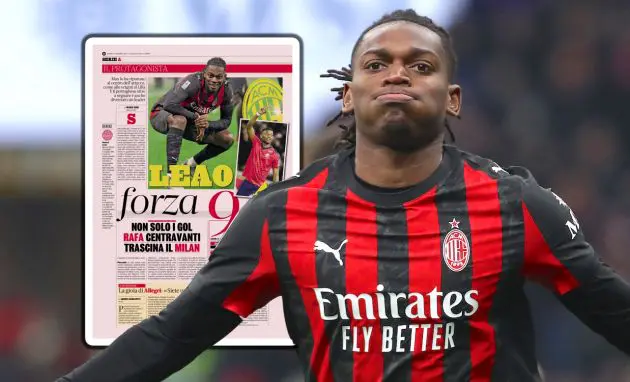 Rafael Leao of AC Milan