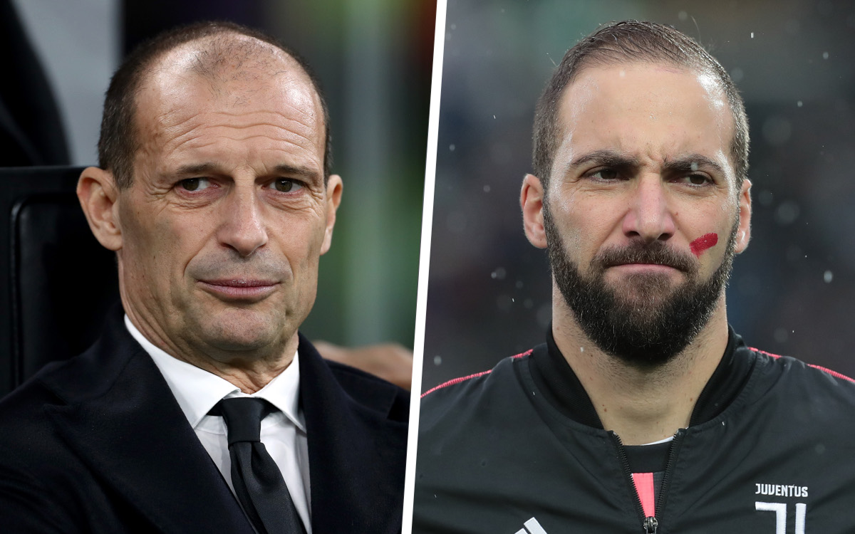 'I only had one: Higuain' - Allegri responds to question on Milan's striker conundrum