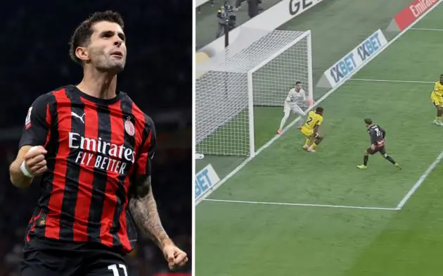 Christian Pulisic of AC Milan