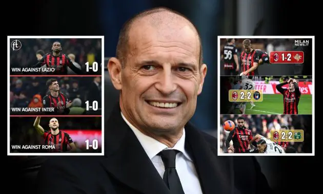 AC Milan coach Massimiliano Allegri