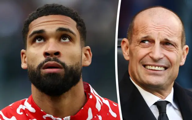 Ruben Loftus-Cheek of AC Milan Massimiliano Allegri
