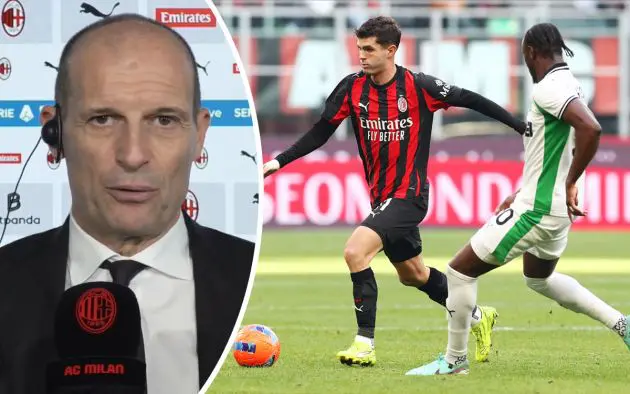 Allegri, Pulisic and Sassuolo