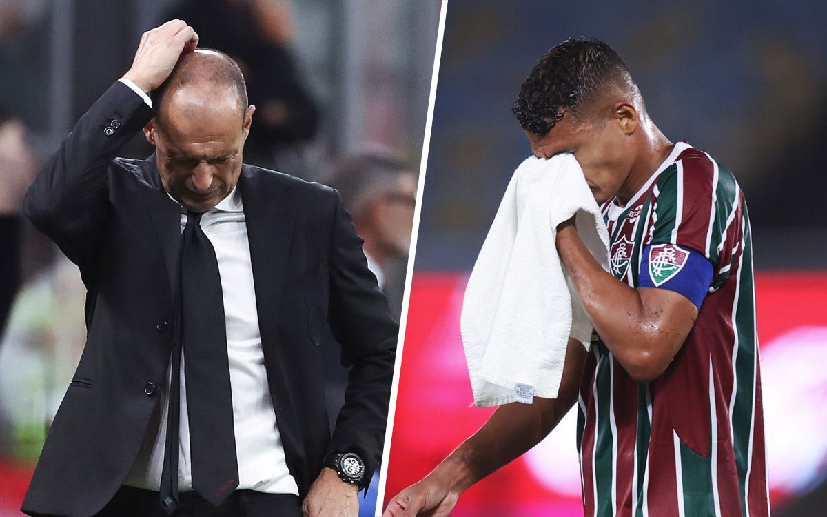 Allegri and Thiago Silva