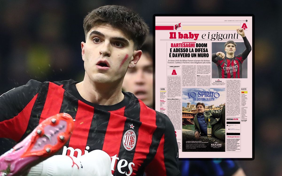 GdS: 'The baby and the giants' - how Bartesaghi slotted seamlessly into Milan's defence
