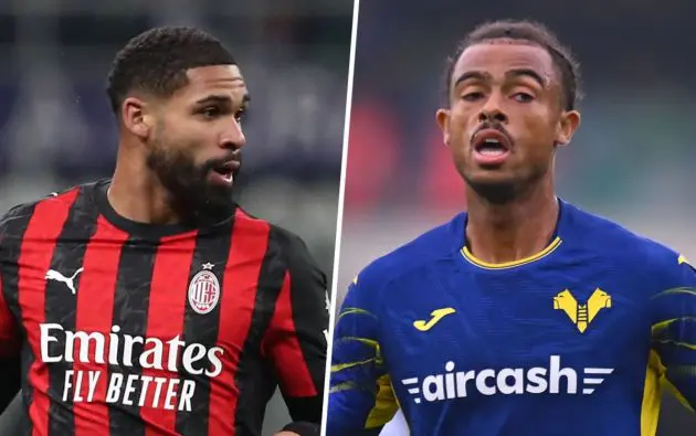 Ruben Loftus-Cheek of AC Milan, Antoine bernede