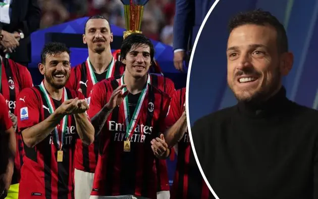 Florenzi and Scudetto celebrations