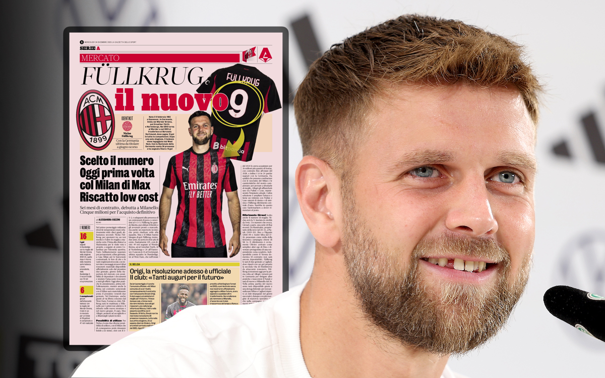 GdS: ‘The new No.9’ – how Allegri could use Füllkrug and the plan for his first few days