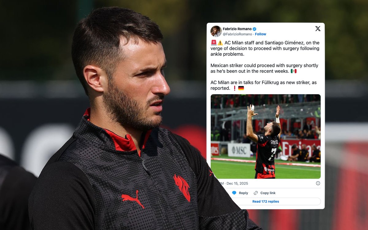 Reports: Gimenez undergoes specialist examination on ankle – surgery likely