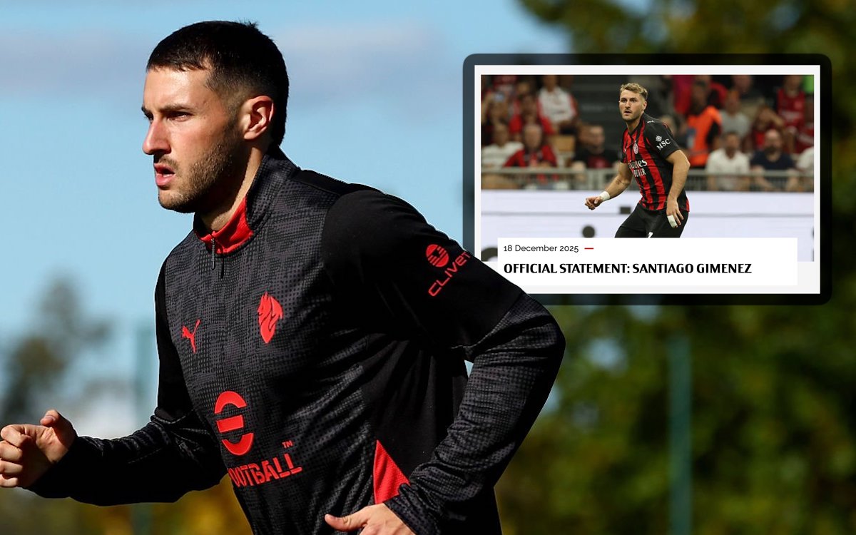 Official: Santiago Gimenez undergoes arthroscopic surgery on ankle injury