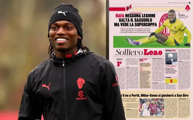 Rafael Leao of AC Milan