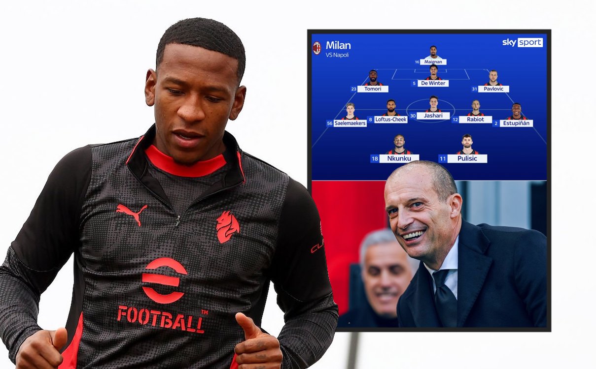 Sky: Modric and Bartesaghi out – Allegri makes late changes to Milan XI vs. Napoli