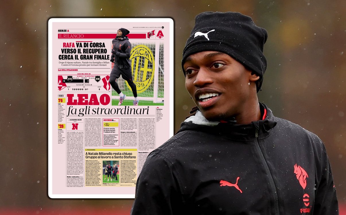 GdS: Leao ‘working overtime’ – mission to become Milan’s leader again resumes