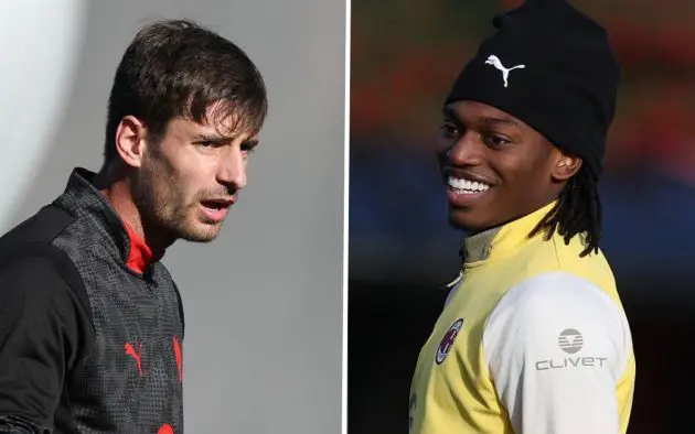 Matteo Gabbia of AC Milan, Rafael Leao